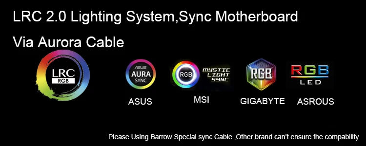 Barrow Computer Water Cooling Flow Velocity Meter Acrylic Ceramic Bearing 5V ARGB Flow Indicator Black,Green.Red,Blue ,SLFV1-RGB
