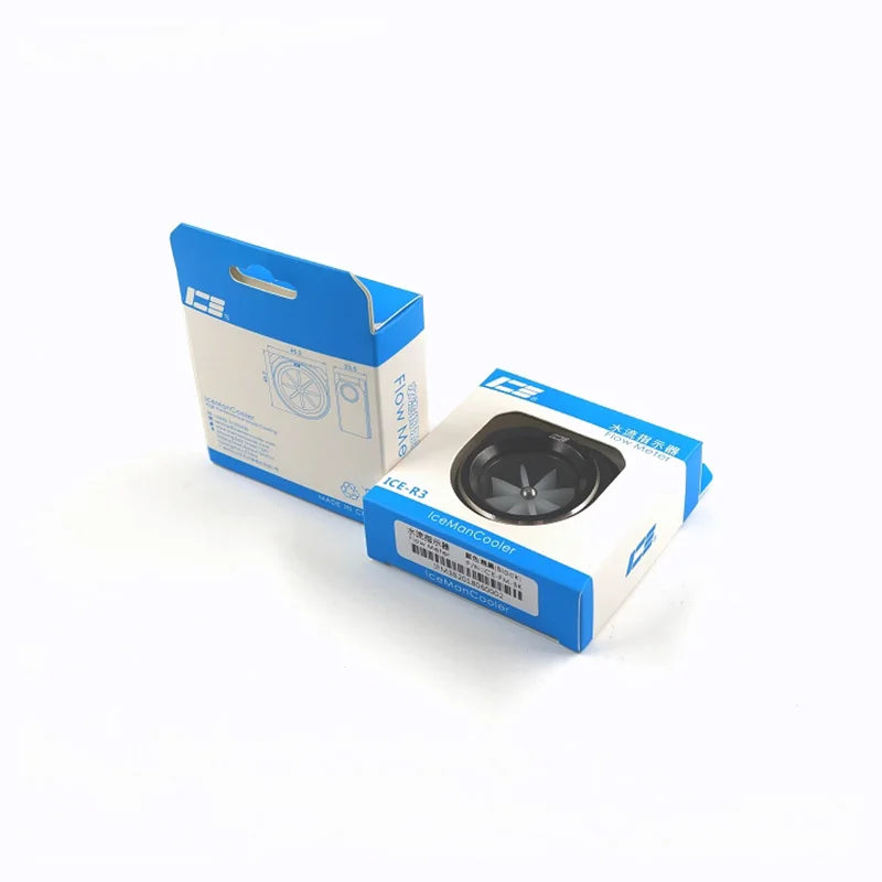 IceManCooler G1/4“  Water Cooling  Velocity Of Flow ,Computer Water Cooler Build Accessory, Black ,White ICE-R3